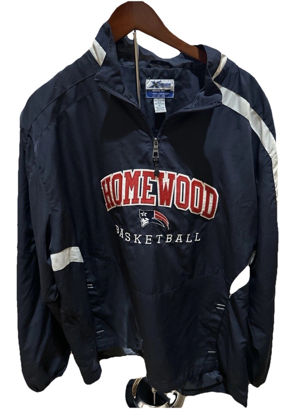 vintage y2k Size XL Basketball Pullover X Crain Sportswear